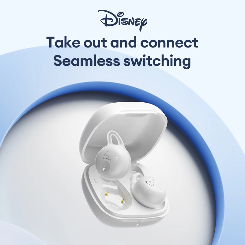 Cute Disney QS-O05 Wireless Earphone V5.4 Bluetooth Hearphone Noise Reduction Technology HD Gaming Earbuds Comfortable To Wear