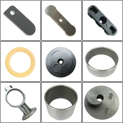 Oil-Free Mute Air Pump Piston Ring Accessories, Air Compressor Connecting Rod Packing Leather Cylinder Steel Sleeve Elastic Band