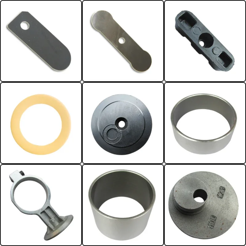 Oil-Free Mute Air Pump Piston Ring Accessories, Air Compressor Connecting Rod Packing Leather Cylinder Steel Sleeve Elastic Band
