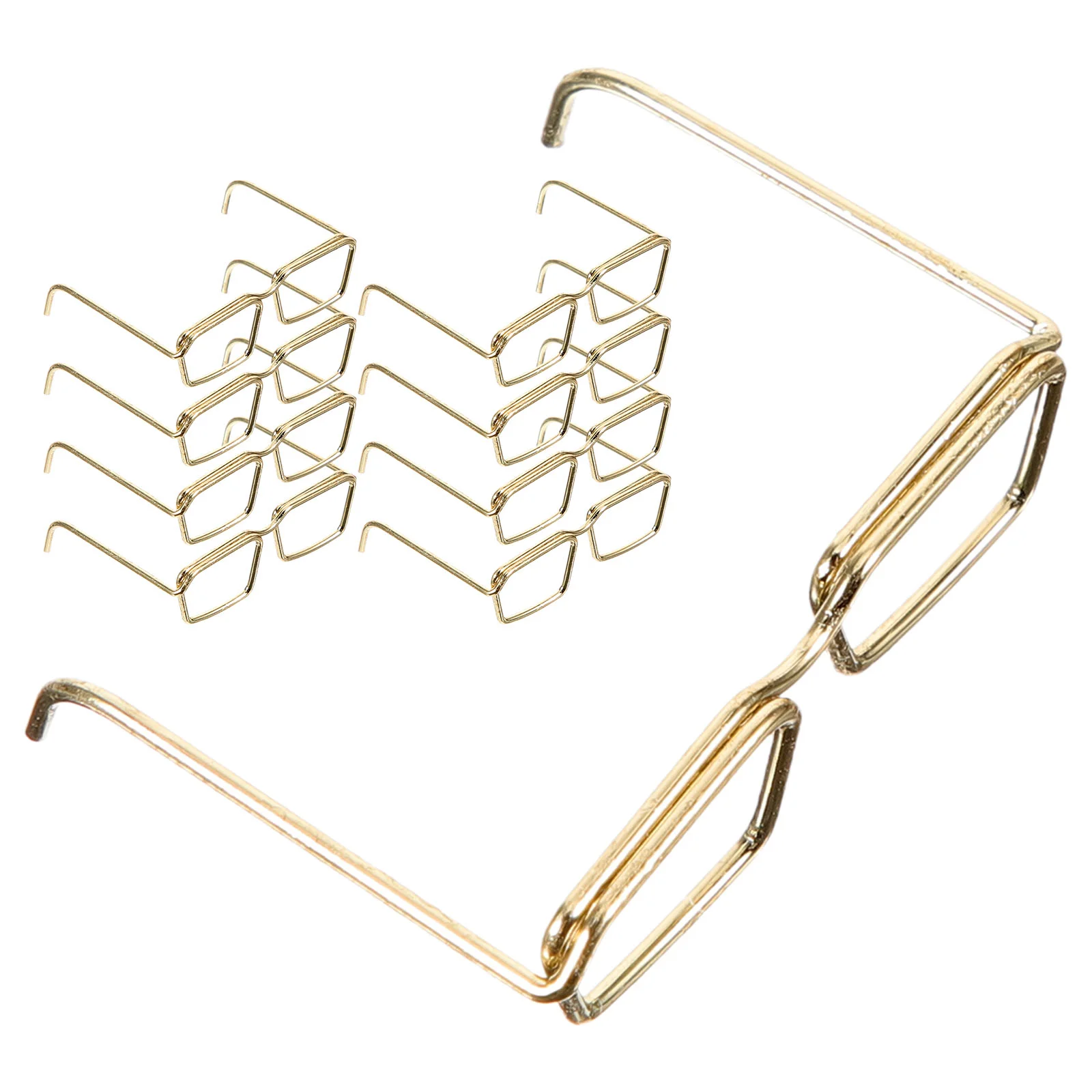 

10 Pcs Glasses Frame Girls Toys Dress up Accessories Frames No Lens Steel Miniature