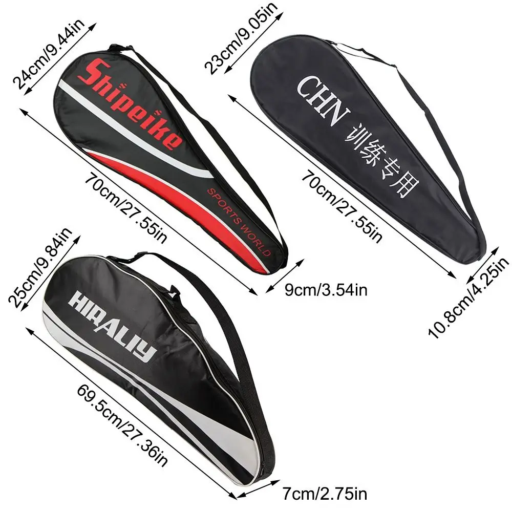 Durable Multicolor Badminton Rackets Bag Oxford Waterproof Fabric Racquet Pouch Professional Indoor Outdoor Carrying Bag view 5