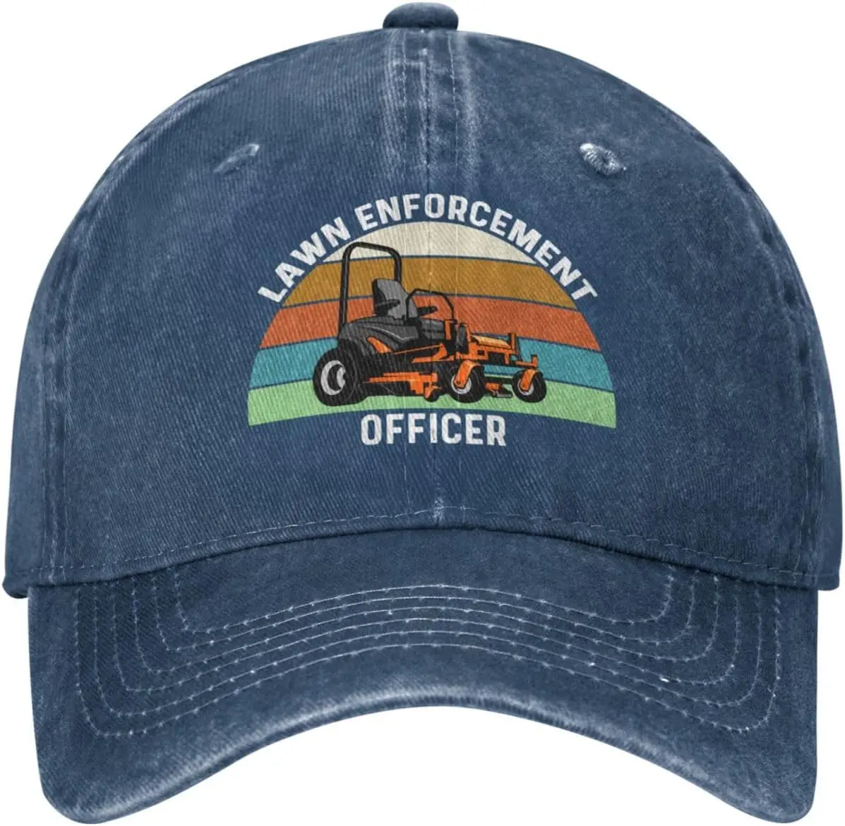 잔디밭 집행관 모자 디자인 모자가 있는 남성용 아빠 모자