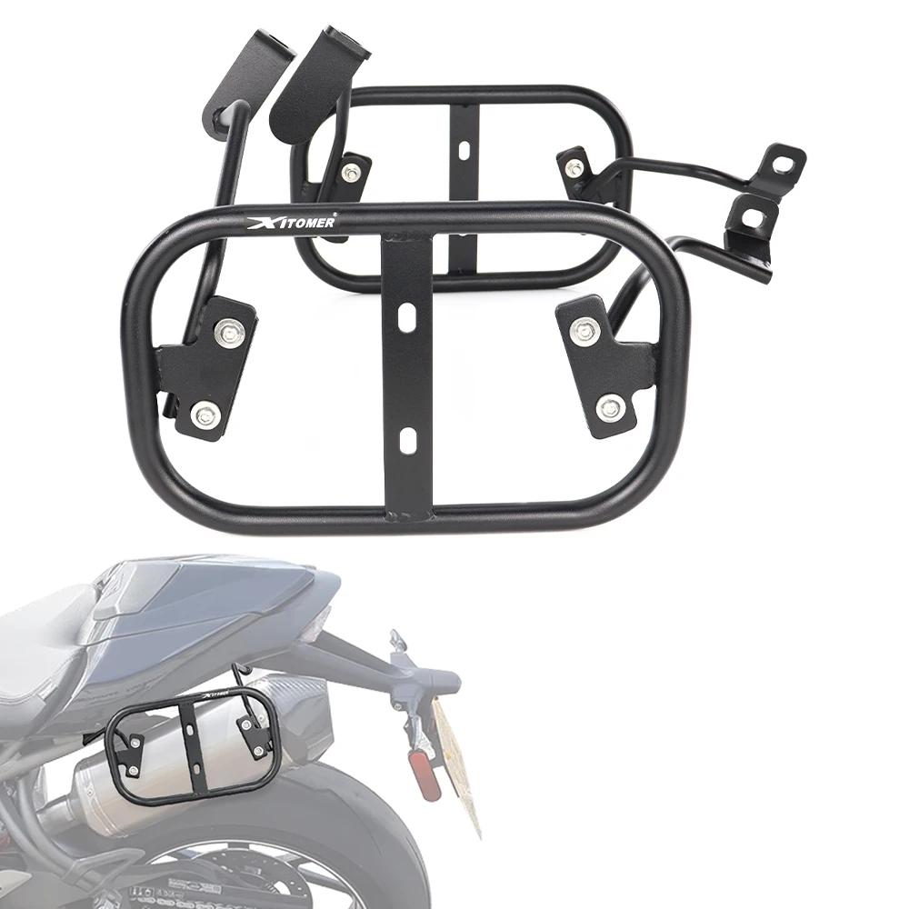 Motorcycle Side Luggage Racks For Triumph Speed Triple 1050 S Speed Triple 1050R 2016-2020 Saddlebag Support Bars Mount Brackets