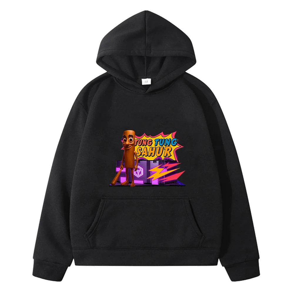 Kawaii هوديس تونغ تونغ ساهر طباعة البلوز أنيمي هوديي جاكيت من الصوف هالوين الخريف الفتيان البلوز Y2K الاطفال ملابس الفتيات