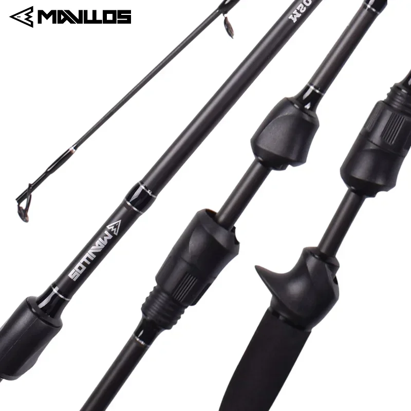 mavllos defesa carbono baixo spinning vara de pesca casting rod luz ponta rapida m 18 m linha a 21g a 17lb 01