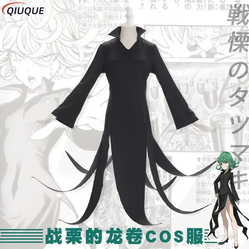 Senritsu no Tatsumaki Cosplay Costume Terrible Tornado Dress Anime Cosplay Women Outfits