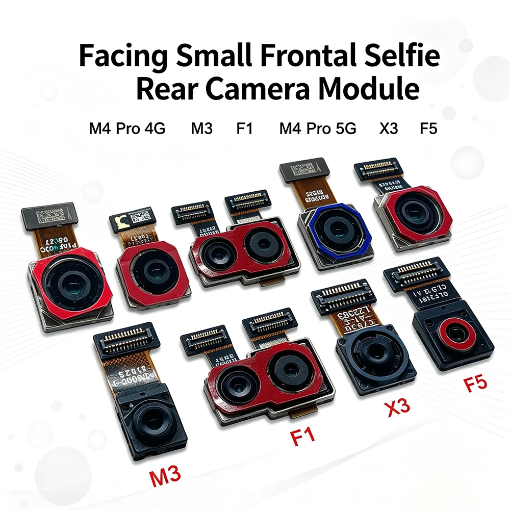 Big Rear Main Back Camera Flex Cable For Xiaomi Poco X3 F1 M3 M4 Pro 5G F5 Small Front Camera Flex