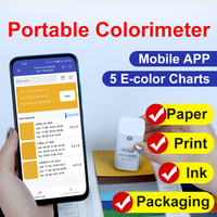 Digital Colorimeter Portable Colormeter Pocket Color Measuring Device CMYK Lab for Packaging Printing Low Cost LS170 45/0