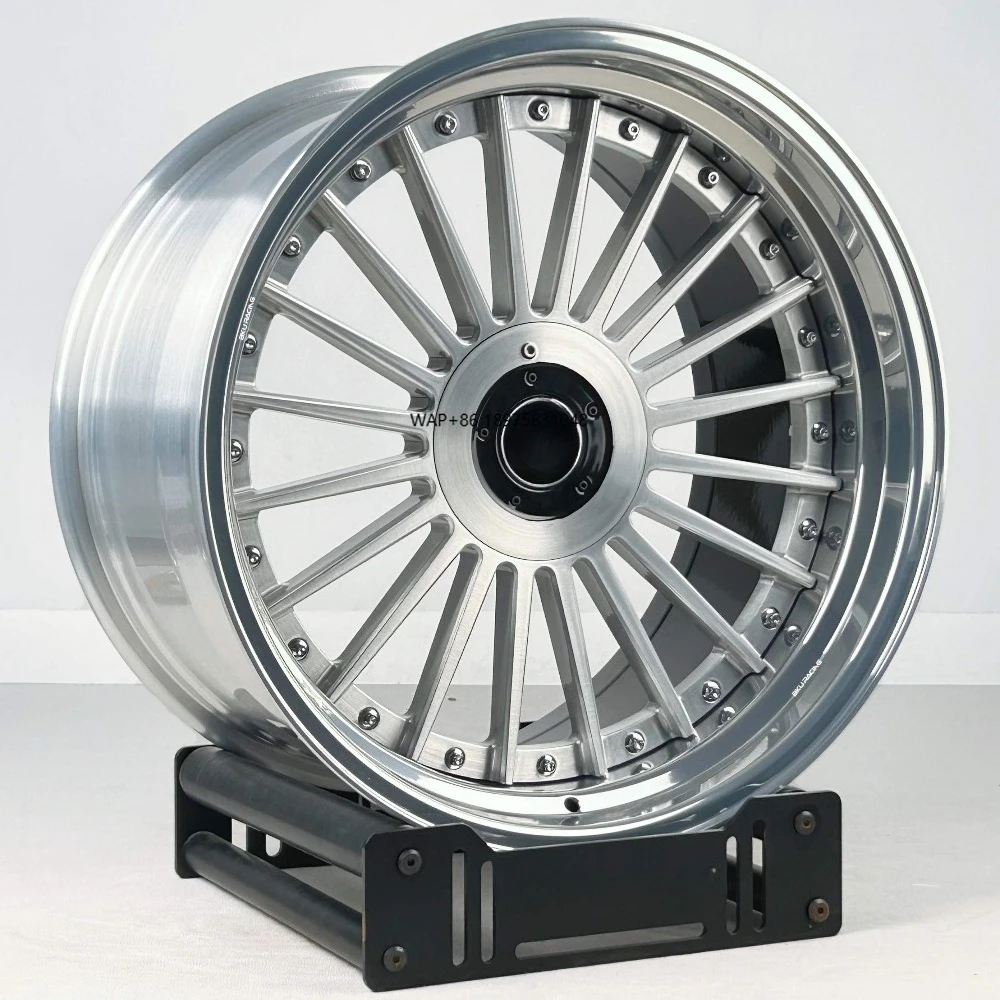 

2 Piece Forged Wheels for M3 M5 E60 E46 E90 E92 F30 F80 F82 5X120 Rims 17 18 19 20 Inch Multi Spoke Silver Rims