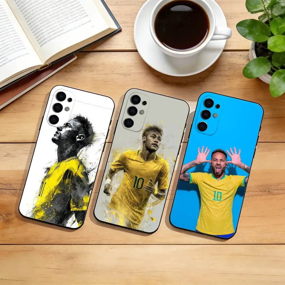 Popular Soccer Star Style Protective Phone Case For Samsung S25,S24,S21,S22,S23,S30,Ultra,S20,Plus,Fe,Soft Silicone Black Cover