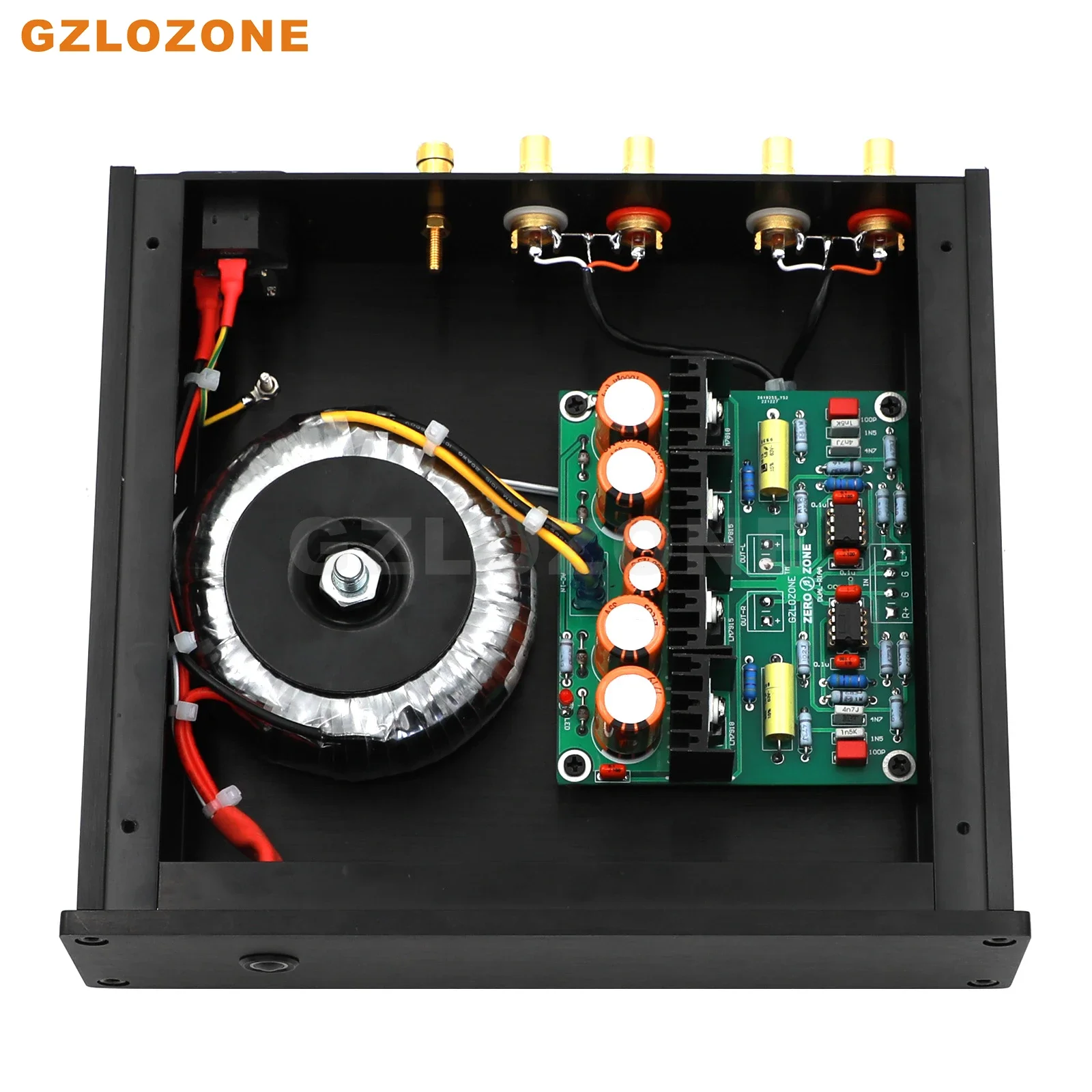 

GZLOZONE HIFI Symphonic Classical Turntables Phono Amplifier Base On DUAL RIAA MM Circuit