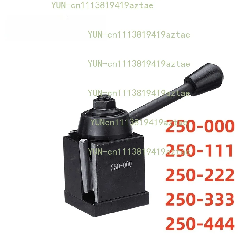 250-000 250-111 250-222 250-333 250-444 Wedge Type Quick Change Tool Post GIB Piston Type Post Tool Holder