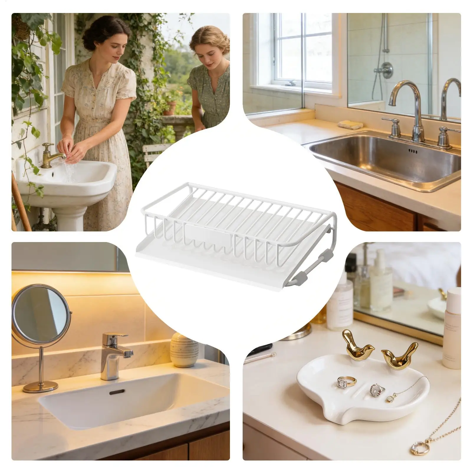 

Bar Soap Holder Bar Drainage Stand Homemade Soap Holder For Sink Shower Bathroom Kitchen Countertop Apartment Dormitory Hotel