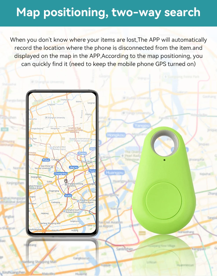 Joyway Support Customized Tracker Anti Lost Reminder Alarm One-Click Search Car Wallet Pet Keys Finder