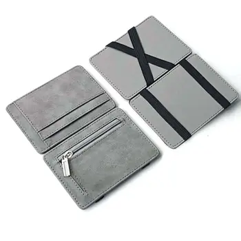 미니 지퍼 가방 동전 지갑, 명함 커버 카드 케이스, 매직 머니 클립 ID 카드홀더 슬림 지갑, 남성 카드홀더