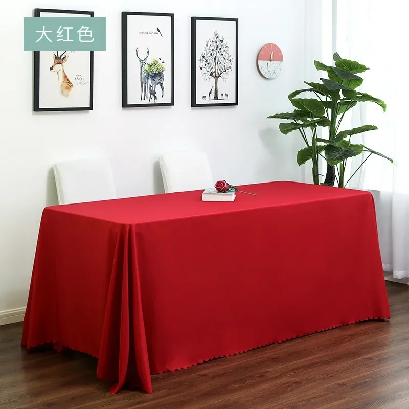 Red Striped Tablecloth Conference Hotel Wedding Event Tablecloth Floor Spread Rectangular Advertising Tablecloth Table Cover