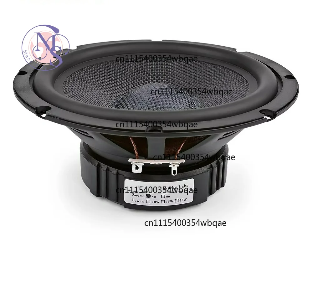ZOCI-1Pc 6.5 Inch Midrange Bass Speakers 4 8 Ohm 40W Glass Fiber Woofer Hifi Audio Loudspeaker DIY For Home Theater Bookshelf