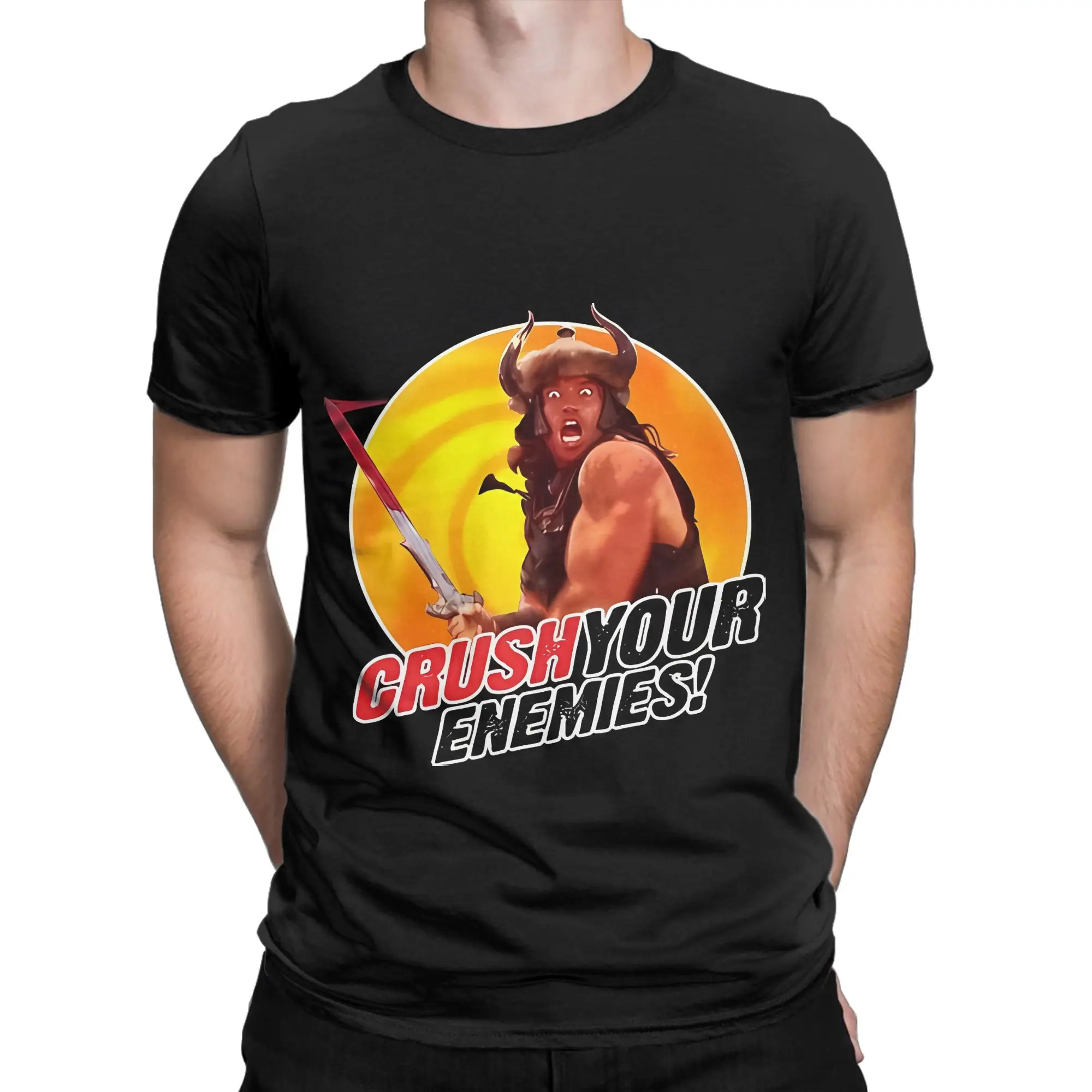 Conan the Barbarian Your Enemies Novelty 100% Cotton T-Shirt Conan the Barbarian Tops Tees For Men