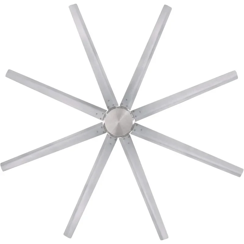 Westinghouse 7224900 Widespan Industrial Ceiling Fan with Remote, 100 Inch, Brushed Nickel