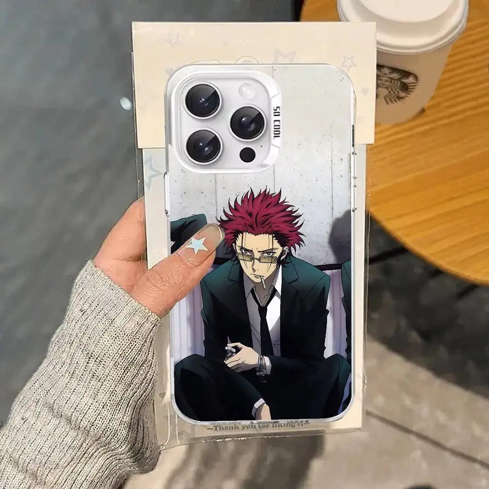 Etui na telefon S-Suoh M-Mikoto do iPhone'a 17 16 15 14 Pro Max, niezależne metalowe przyciski, srebrna obudowa IMD