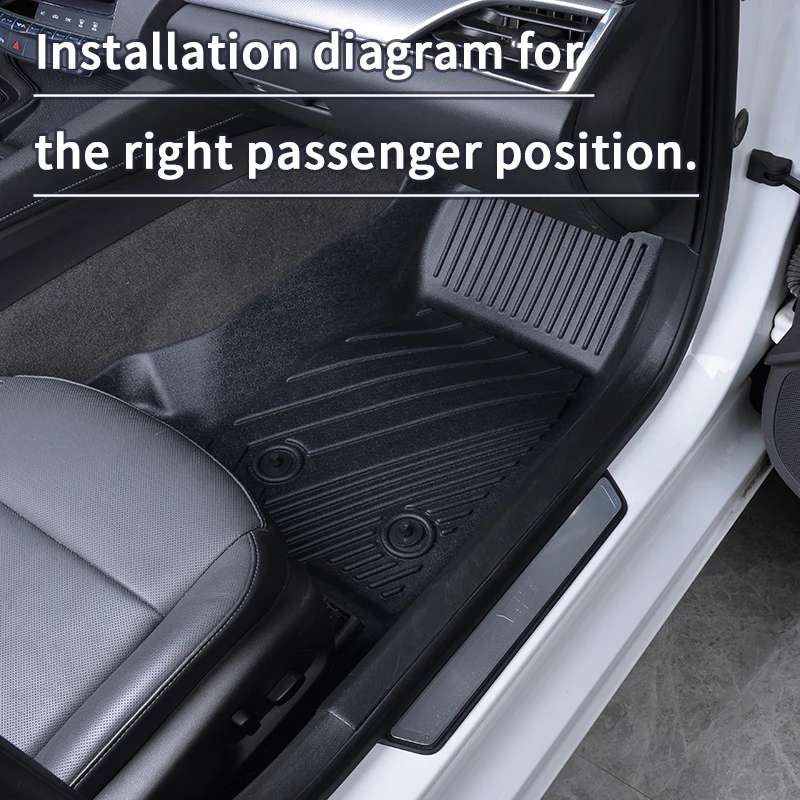 All Weather Full Set 5D 3D TPE Car Carpet Floor Mats Easy to Clean Wear-resistant Designed for Pentium T55 - Image 3