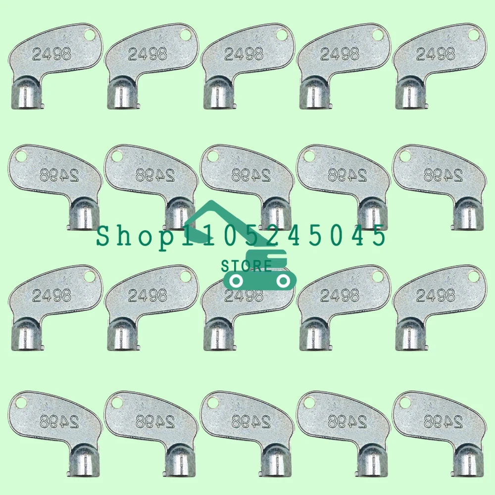 20pcs 2498 Ignition Keys for LIUGONG XCMG XGMA Sany LONKING Forklift Dozers Excavator Parts