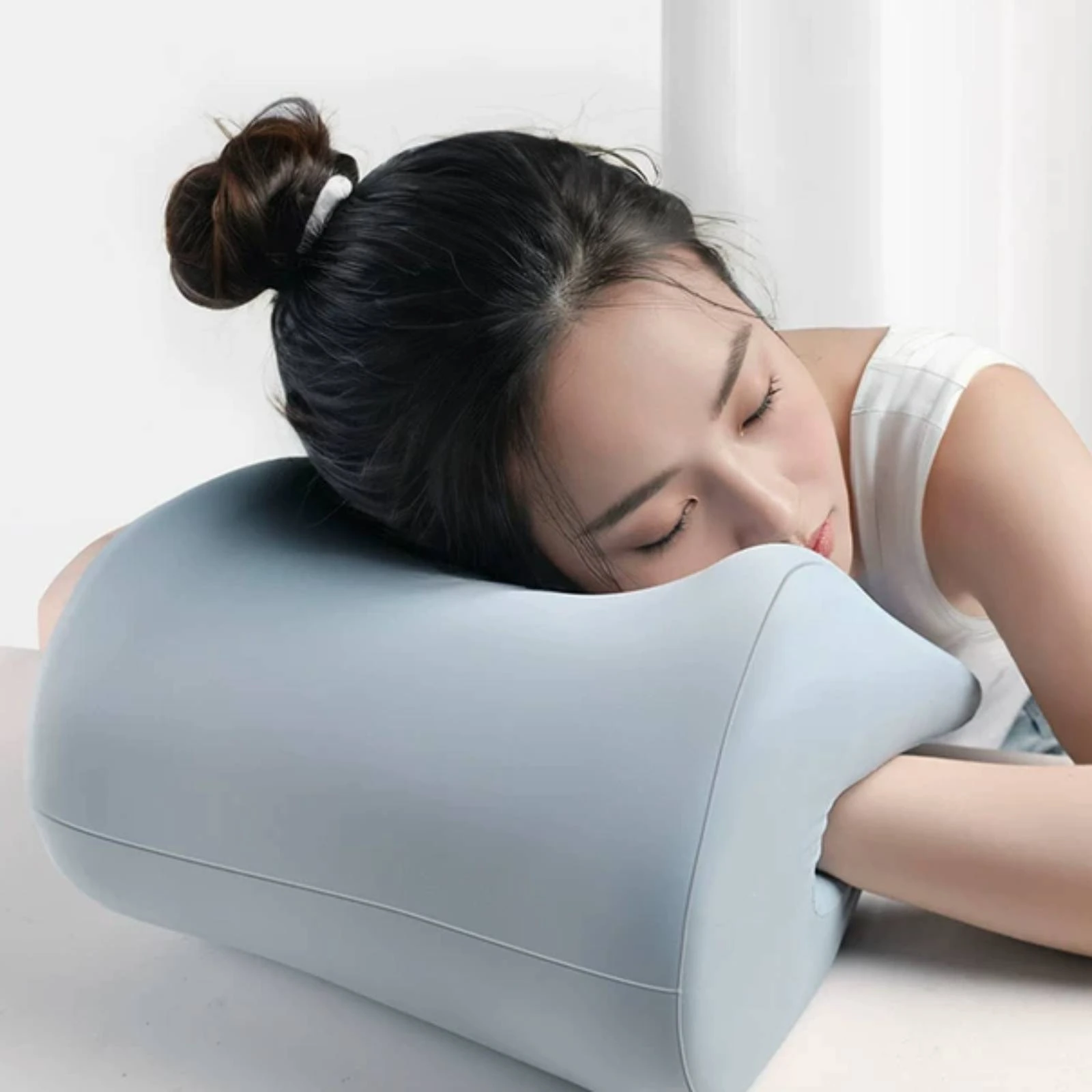 Office Chair Headrest Padded Headrest Cushion Neck Pillow with Strap Rest-Friendly Soft for Desk Workers