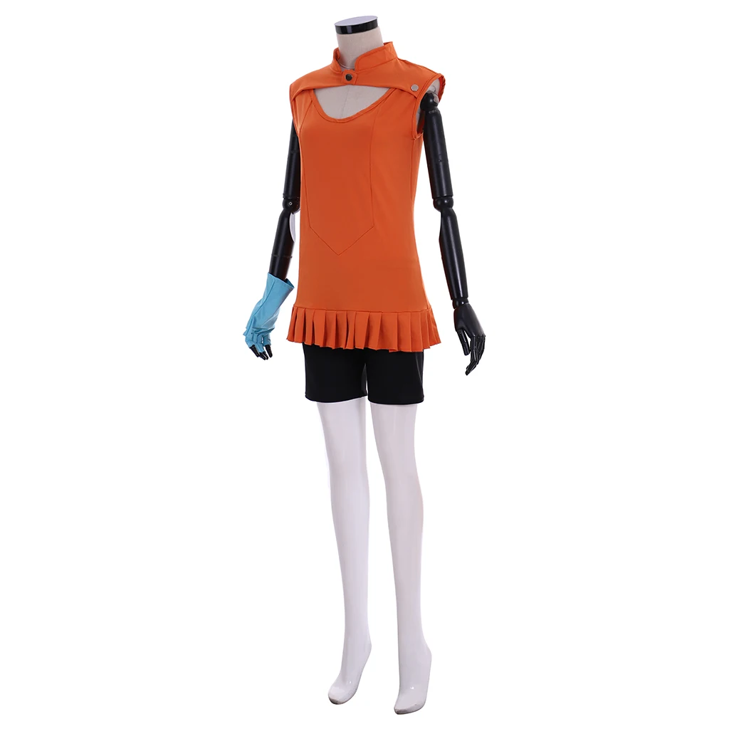 Anime The Seven Deadly Sins Cosplay Diane Costume Woman's Top Shorts Halloween Party Cos Show Outfit