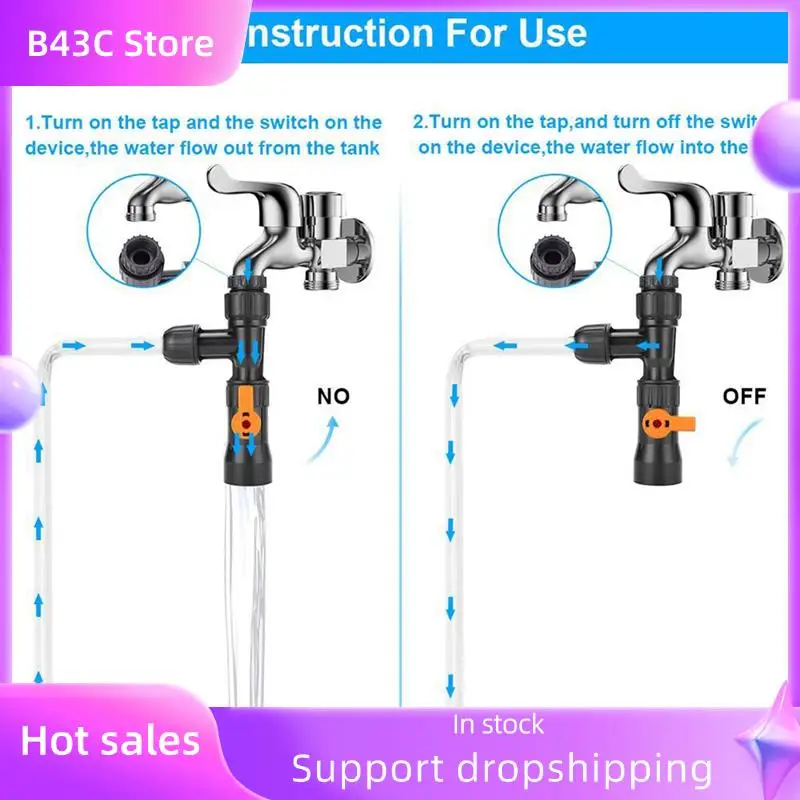 

B14C Easy Bucket-Free Water Changer For Aquariums, Quick Siphon Universal Pump For Efficient Fish Tank Cleaning