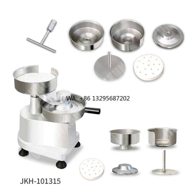 

3-in-1 Replaceable Tray, Manual Hamburger Making Machine JKH-101315 Beef Patty Pressing Shrimp , Forming at One Time