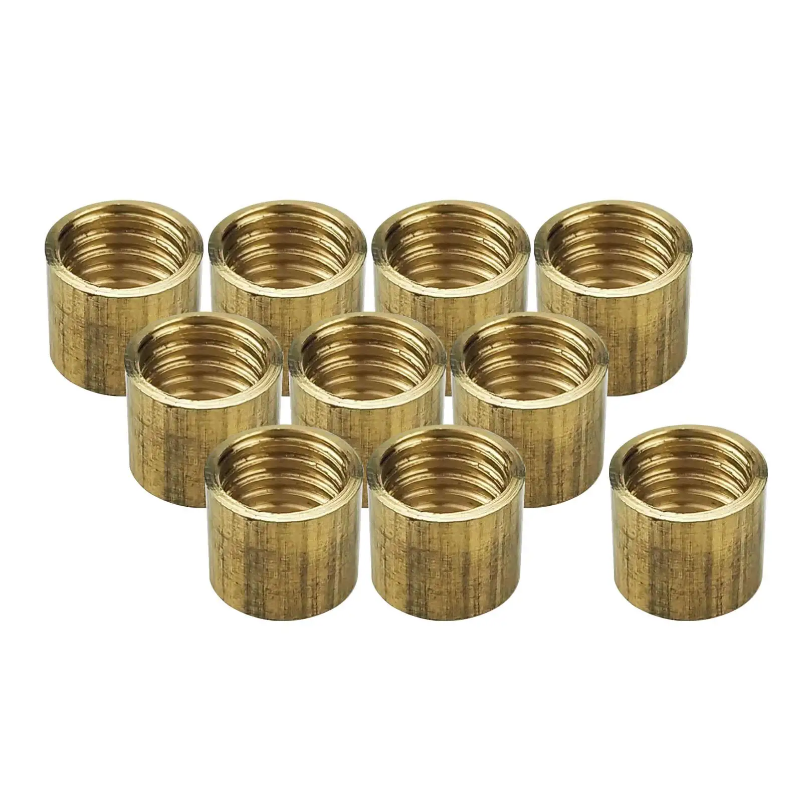 

Billiard Stick Copper Ferrule Brass Tube Set for Pool Cue Tip Repair Easy to Use Accessories for Billiards Gear