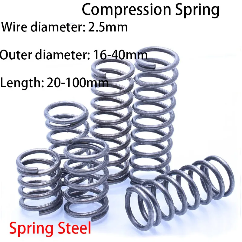 Pressure Plate Spring Wire Diameter 2.5mm Outer Diameter 30-36mm - Release Return Compressed Spring for Mechanical Applications