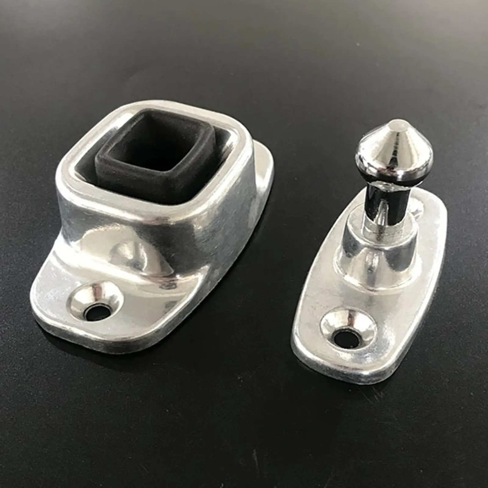 Universal Aluminum Alloy Door Stopper Strong Structure Door Hardware for RV Truck Trailer Compartment