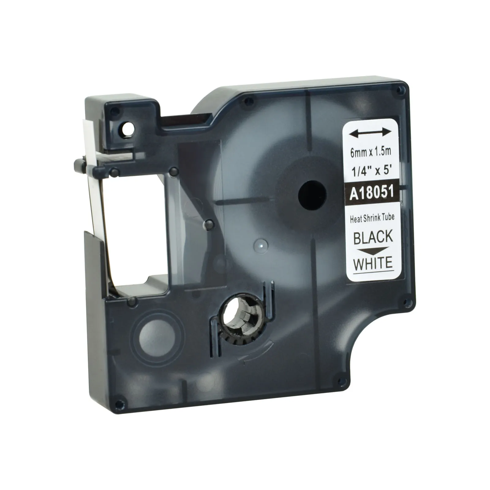 10 Stück S0718260 18051 Schrumpfschlauch-Etikettenband für DYMO Rhino Schwarz auf Weiß 6MM Dropshipping – Detail 4