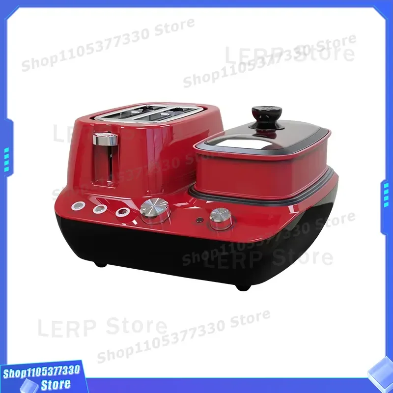 3 in 1 Portable Electric Breakfast Maker Multifunctional Family Size Appliance for Quick Morning Meal Preparation Compact
