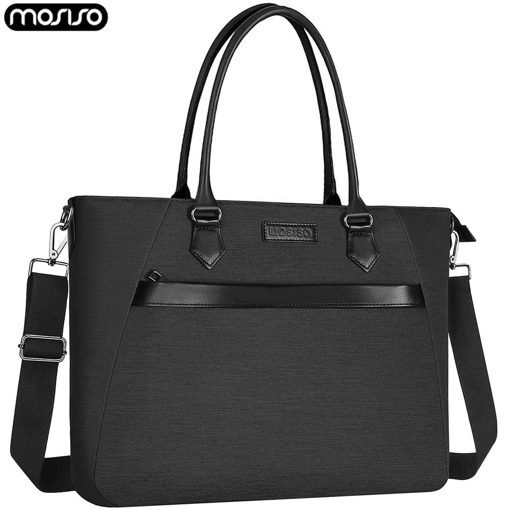 

Laptop Tote Bag 17 17.3 inch Notebook Case Carrying Briefcase Women Men Work Travel Shopping Business Shoulder Sleeve Handbag