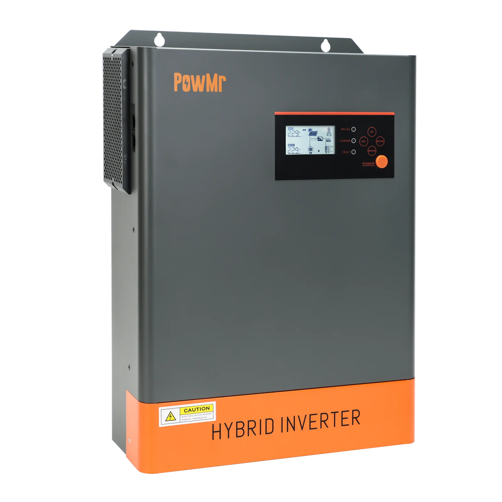 PowMr-Inversor Solar Híbrido, Off/On Grid, Paralelo Máximo, 12 Unites, 5500W, 500V, 100A, em Stock