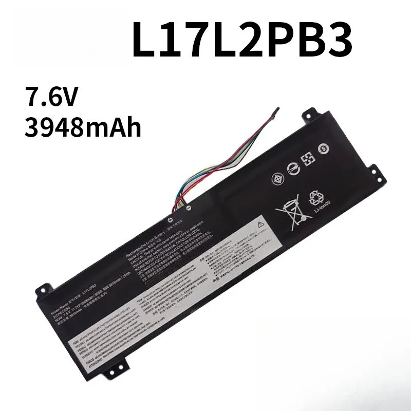 New Replacement Battery For Lenovo V330 15ISK 15IKB E53-80 L17L2PB3 7.6V 3948mAh High Capacity Li ion Laptop Battery