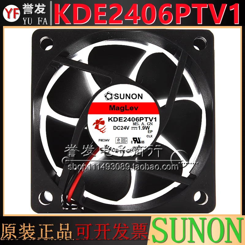 

НОВЫЙ ОРИГИНАЛЬНЫЙ KDE2406PTV1 24 В 1,9 Вт 6025 60x60x25 мм Охлаждающий ВЕНТИЛЯТОР РАДИАТОР