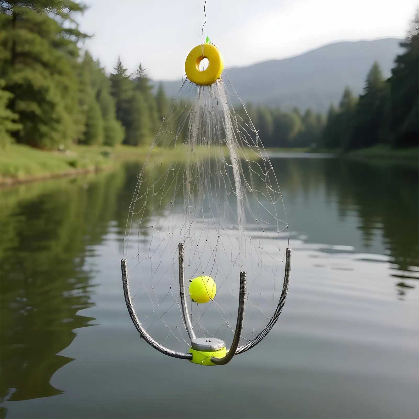 

Ловушка для крабов с автоматическим открытием и закрытием, ловушка для крабов, ловушка для крабов, рыболовные аксессуары для лобров, креветок, раков, пин-рыба, гольней