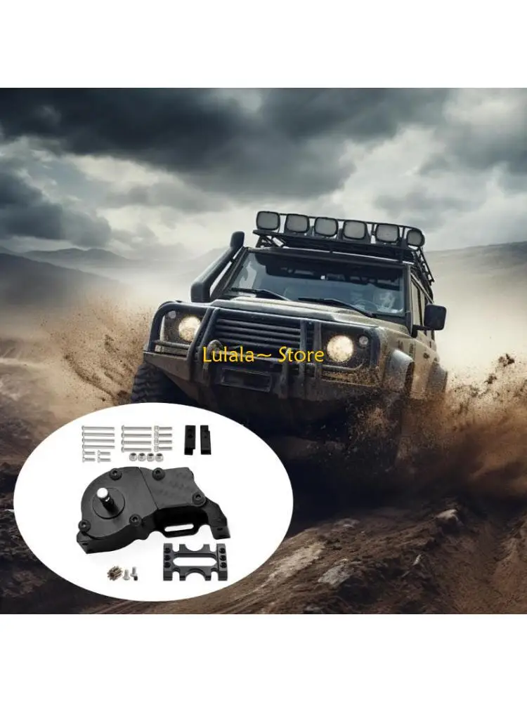 

Y4QA Model Car Metal Gear Box for Remote Control Crawlers Car Transmission Box