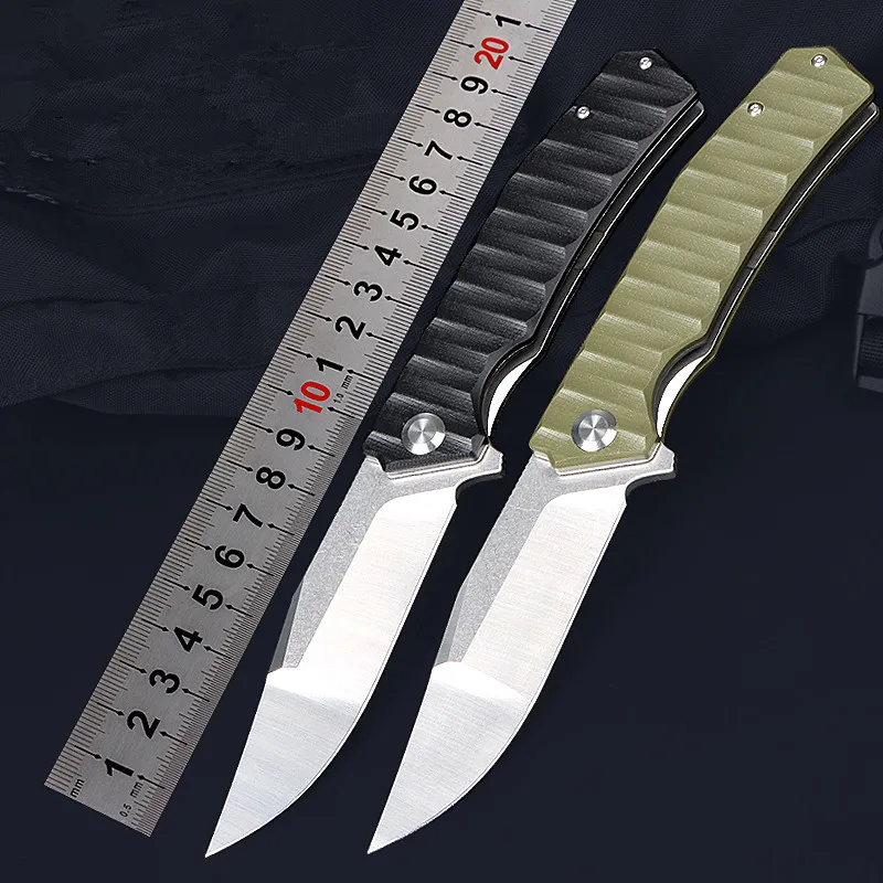 

Free Wolf FW48 Hunter Folding Knife Sharp Quality D2 Steel Blade G10 Handle Portable Outdoor Camping Survival EDC Pocket Knife