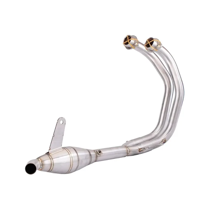 Original Full Motorcycle Exhaust System for Yamaha R3 R25 MT05 MT03 Front Tube Link Pipe Connect Escape Slip on