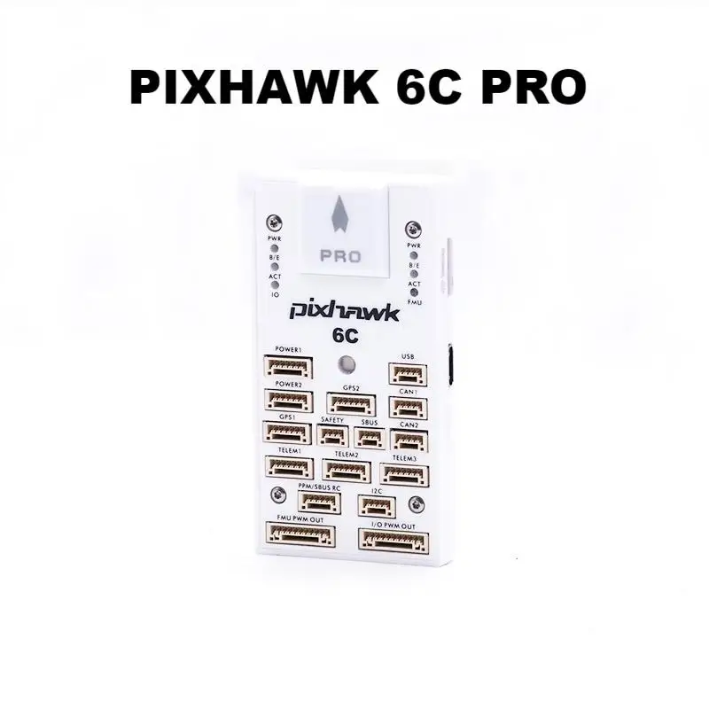 PIXHAWK 6C PRO biała powłoka PX4 32 Bit kontroler lotu Autopilot z 4G SD wbudowanym brzęczykiem radiowym telmetrią V6