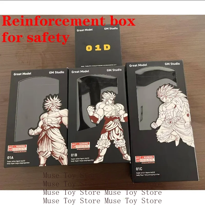 GM Studio 1/1 Réplica KONG Actualización Edición Entregado el 30 de julio Dragon Ball SHF3.0 Broly Legend 3 Form Debut 26-28CM