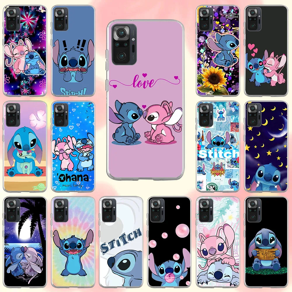 HZ-64 Stitch Love Soft Case For Moto G52 G42 G32 G23  G22 G14 G84 E32 G62 G04 G24 G72 G71 G73 G32 G34 G20