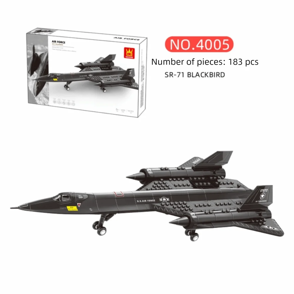

Creative Large Size Aircraft Building Block Model Assembling Type Detailed Fighter Aircraft Model ABS Fighter Jet Toys Boy Gifts
