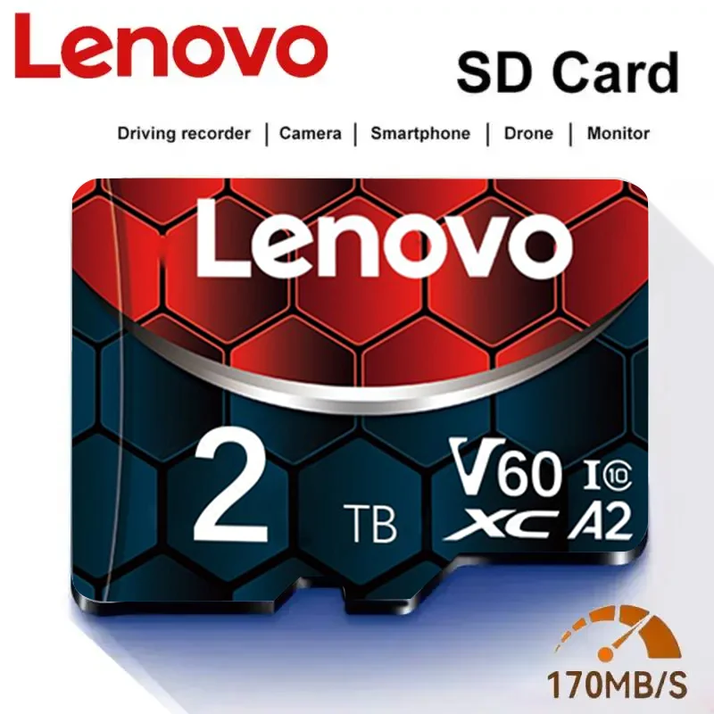 Original Lenovo Memory Card 1TB 2TB High Speed Micro TF SD Card 512GB SD Card V60 U3 TF Card For Nintendo Switch Ps4 Ps5 Game