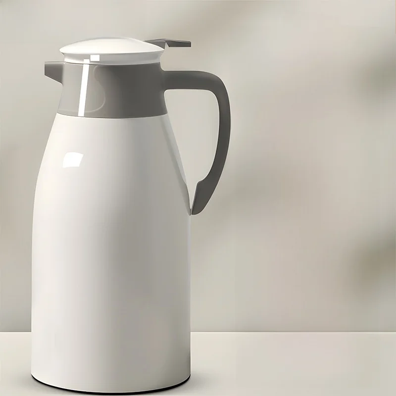 

Термос для дома с большой емкостью, стеклянной внутренней колбой, из нержавеющей стали, современный, простой, стильный, для горячей воды