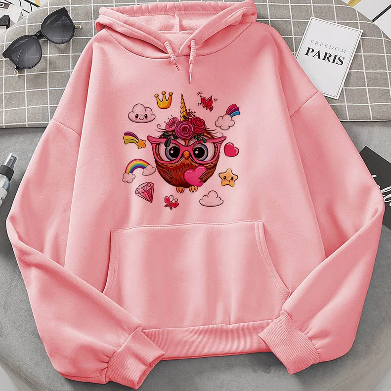 Różowy Kawaii wieloryb astronauta drukowanie bluzy w stylu Casual zabawa estetyczna Harajuku Streetwear kobiety bluza Top ubrania bluza z kapturem i kieszeniami